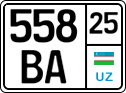 License plate of Uzbekistan, Motorcycles