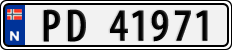 License plate of Norway, Cars