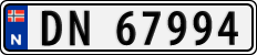 License plate of Norway, Cars