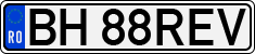 License plate of Romania, Regular plates