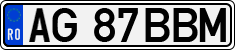 License plate of Romania, Regular plates