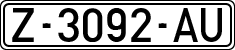 License plates of Spain, 1971 year series