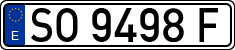 License plates of Spain, 1971 year series