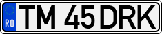 License plate of Romania, Regular plates