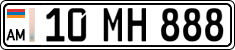 License plate of Armenia, Private owners