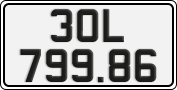 License plate of Vietnam, Cars