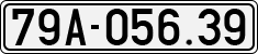 License plate of Vietnam, Cars