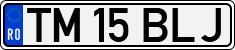 License plate of Romania, Regular plates