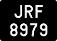 License plate of Malaysia, A(BC) 1(234)