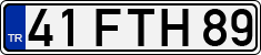 License plate of Turkey, Regular plates