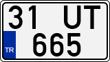 License plate of Turkey, Regular plates