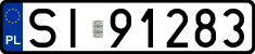 License plates of Poland, Regular car plates