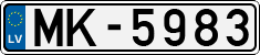 License plate of Latvia, Regular car plates