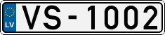 License plate of Latvia, Regular car plates