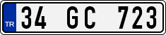 License plate of Turkey, Regular plates
