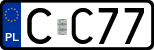 License plates of Poland, Regular car plates