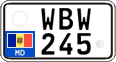 License plate of Moldova, Cars (2015)