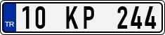 License plate of Turkey, Regular plates