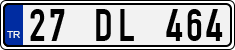 License plate of Turkey, Regular plates