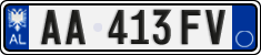 License plate of Albania, Cars (2011)