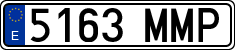 License plates of Spain, Ordinary (2000)