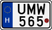 license plates of Hungary, Motorcycles (1990)