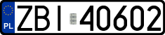 License plates of Poland, Regular car plates