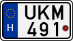 license plates of Hungary, Motorcycles (1990)