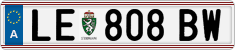 License plate of Austria, Regular plates