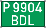 License plates of Spain, Specialty plates