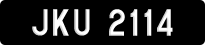 License plate of Malaysia, A(BC) 1(234)