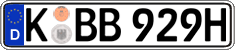 German license plate, Plates for oldtimers (type 