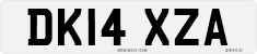 License plate of the United Kingdom, 2001 year system
