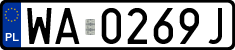 License plates of Poland, Regular car plates
