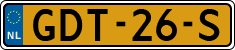 License plate of the Netherlands, Cars