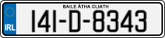 License plate of Ireland, Regular plates