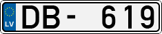 License plate of Latvia, Regular car plates