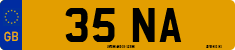 License plate of the United Kingdom, 1932 year system