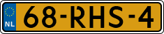 License plate of the Netherlands, Cars