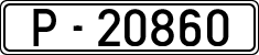 License plates of Spain, 1900 year series