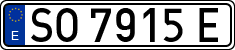 License plates of Spain, 1971 year series
