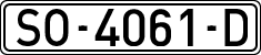License plates of Spain, 1971 year series