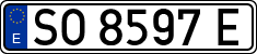 License plates of Spain, 1971 year series
