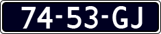 License plate of the Netherlands, Cars