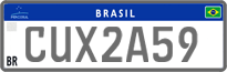 License plate of Brazil, Oldtimers (Mercosul)