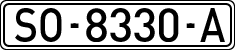 License plates of Spain, 1971 year series
