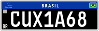 License plate of Brazil, Oldtimers (Mercosul)