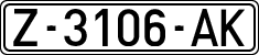 License plates of Spain, 1971 year series