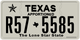 Texas, Apportioned vehicles (2012) (A12-3456)