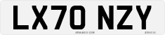 License plate of the United Kingdom, 2001 year system